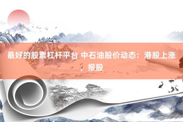 最好的股票杠杆平台 中石油股价动态：港股上涨，报股
