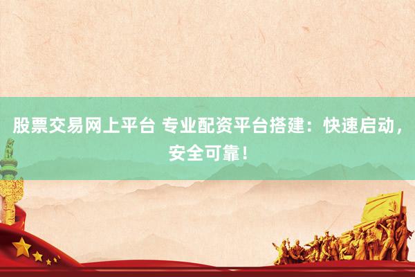 股票交易网上平台 专业配资平台搭建：快速启动，安全可靠！