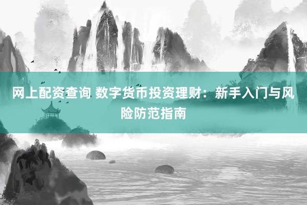 网上配资查询 数字货币投资理财：新手入门与风险防范指南