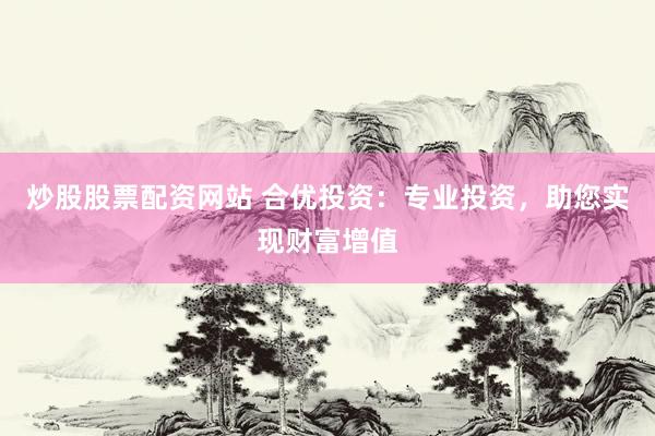 炒股股票配资网站 合优投资：专业投资，助您实现财富增值