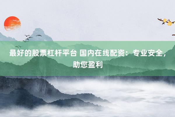 最好的股票杠杆平台 国内在线配资:专业安全,助您盈利